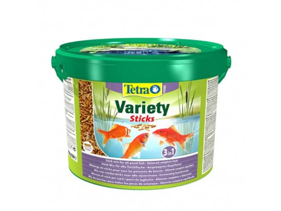 Фото - корм для риб Tetra POND Variety Sticks суміш з трьох різних видів паличок