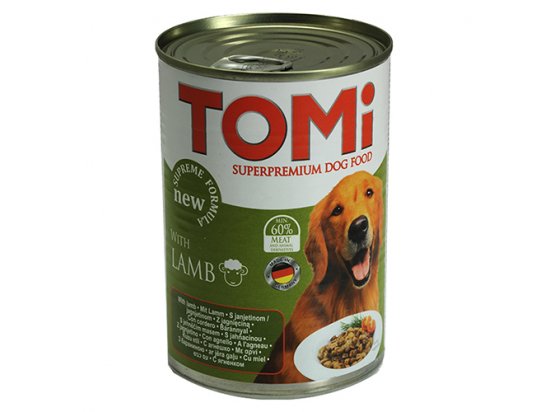 Фото - вологий корм (консерви) TOMi Lamb консерви для собак - шматочки в соусі, ягня в соусі