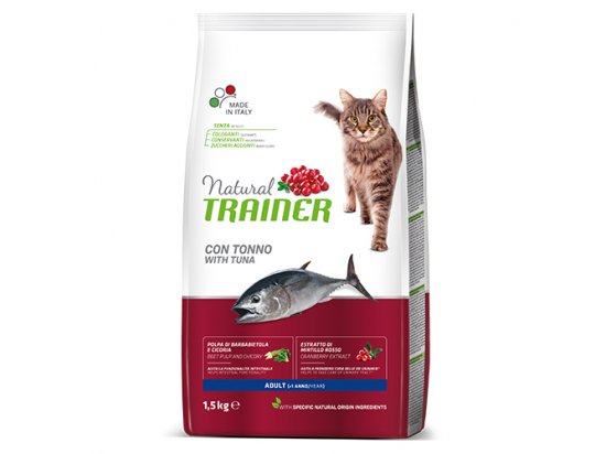 Фото - сухий корм Trainer Natural ADULT With Tuna - корм для кішок з тунцем
