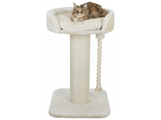 Фото - дряпалки, з будиночками Trixie КЛАРА дряпалка-стовпчик з лежаком для великих кішок