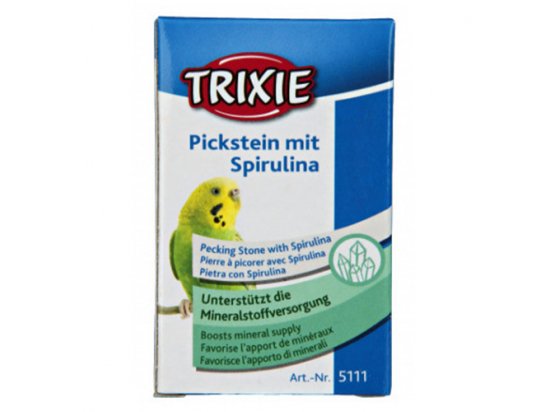 Фото - мел и сепия Trixie минерал для мелких птиц со спирулиной (5111), 20 г