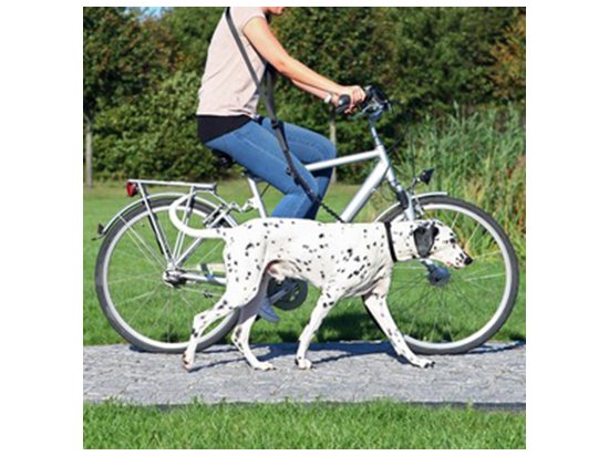Фото - велоаксессуары Trixie Bicycle and Jogging Leash - Поводок для собак при езде на велосипеде (1282)