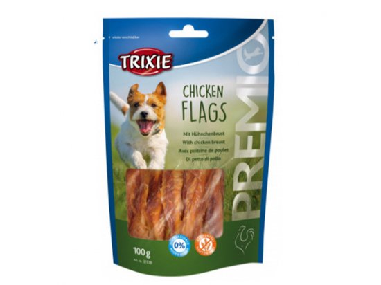 Фото - ласощі Trixie (Тріксі) CHICKEN FLAGS ласощі для собак з курячою грудкою