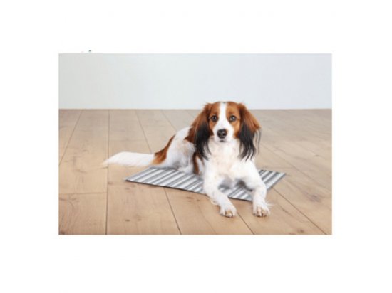 Фото - лежаки, матраси, килимки та будиночки Trixie COOLING MAT охолоджувальна підстилка для собак та котів БІЛИЙ/СІРИЙ