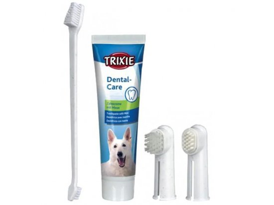 Фото - для зубів та пащі Trixie DENTAL HYGIENE SET набір для чищення зубів (2561)