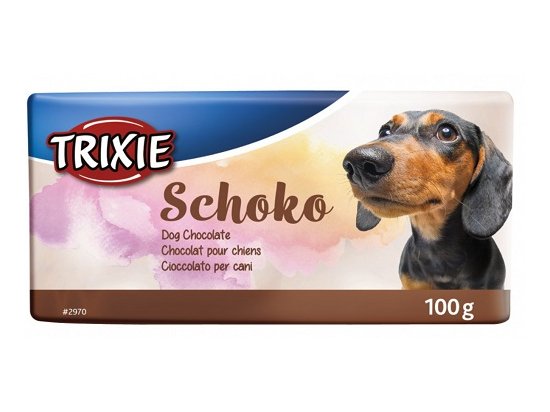 Фото - лакомства Trixie Темный шоколад для собак