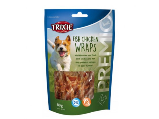 Фото - ласощі Trixie (Тріксі) FISH CHICKEN WRAPS ласощі для собак з куркою та рибою
