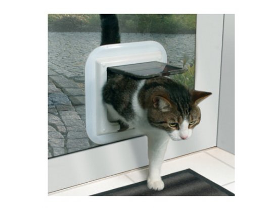 Фото - двері врізні Trixie GLASS дверцята для скла для котів та собак дрібних порід (38631)