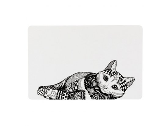 Фото - миски, напувалки, фонтани Trixie PLACE MAT килимок під миски для собак та котів, пластик (24788)