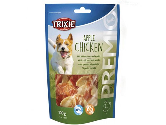 Фото - ласощі Trixie PREMIO APPLE CHICKEN шматочки курки з яблуком для собак