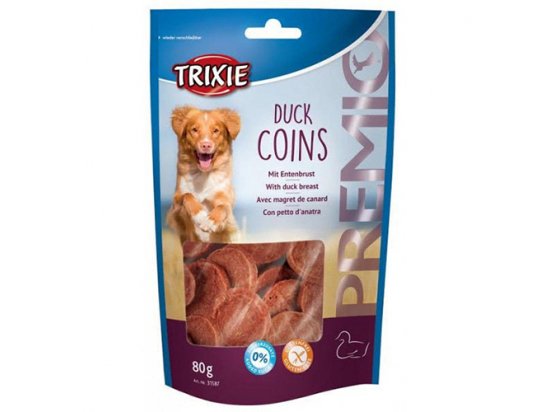 Фото - ласощі Trixie PREMIO DUCK COINS (КАЧИНА ГРУДКА ЧИПСИ) ласощі для собак
