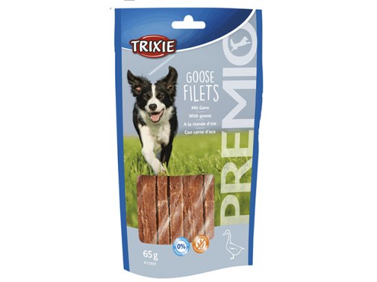 Фото - ласощі Trixie PREMIO GOOSE FILEST пастилки з м'ясом гусака для собак