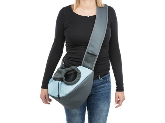 Фото - переноски, сумки, рюкзаки Trixie SLING FRONT CARRIER переноска - рюкзак для котів та собак, БЛАКИТНА (28883)