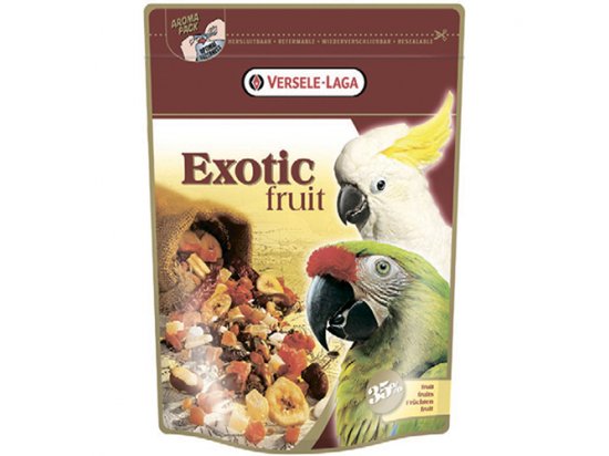Фото - корм для птахів Versele-Laga (Верселе-Лага) Prestige EXOTIC FRUIT (ЕКЗОТИК ФРУТ) корм для великих папуг з екзотичними фруктами