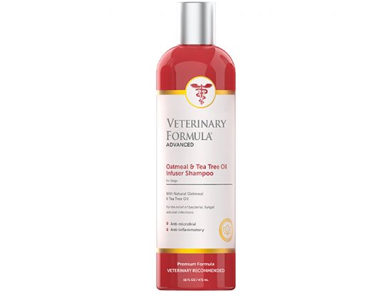 Фото - лечебная косметика Veterinary Formula Oatmeal & Tea Tree Oil Shampoo УВЛАЖНЯЮЩИЙ шампунь для собак, АНТИБАКТЕРИАЛЬНЫЙ