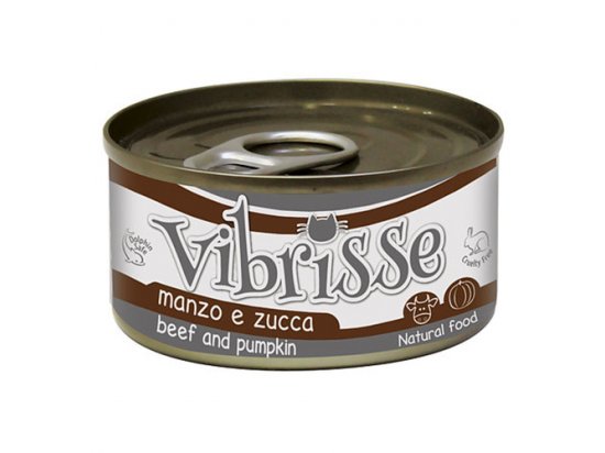 Фото - вологий корм (консерви) Vibrisse яловичина і гарбуз консерви для котів