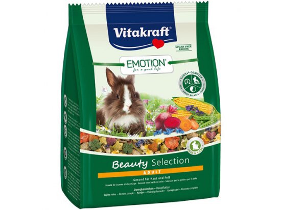 Фото - корм для грызунов Vitakraft (Витакрафт) Emotion Beauty Selection Adult корм для длинношерстных кроликов