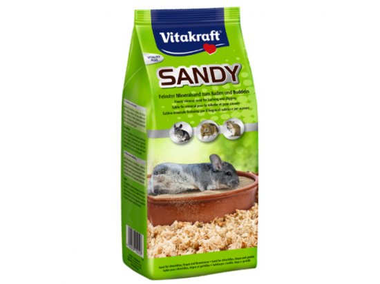 Фото - наповнювачі та підстилки Vitakraft (Вітакрафт) Sandy chinchilla пісок для шиншил