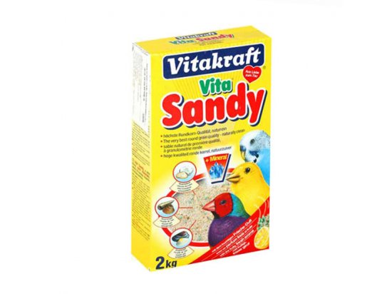 Vitakraft (Витакрафт) VITA SANDY (ВИТА САНДИ) песок для птиц с фруктовым ароматом, 2 кг