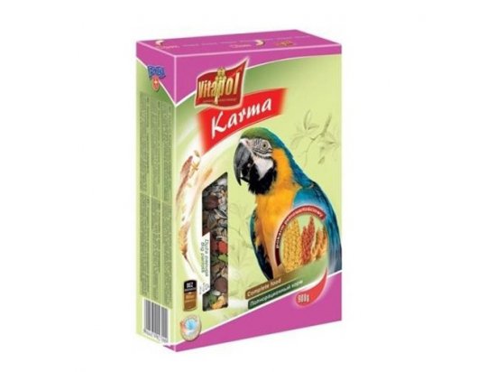 Фото - корм для птахів Vitapol Karma Полнорационный корм для большого попугая