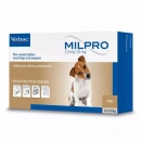 Фото - від глистів Virbac MILPRO (МІЛЬПРО) антигельмінтні таблетки для собак