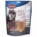 Фото - ласощі Trixie 4 MEAT BARS ласощі для собак (курка/качка/ягня/лосось), 400 г (31853)