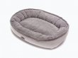Фото - лежаки, матрасы, коврики и домики Harley & Cho DONUT SOFT TOUCH GREY овальный лежак для собак, серый