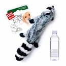 Фото - іграшки GiGwi (Гігві) Catch & Fetch ШКУРКА ЄНОТА іграшка для собак з пляшкою пищалкою, 51 см