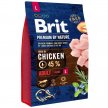 Фото - сухий корм Brit Premium Dog Adult Large L Chicken сухий корм для собак крупних порід КУРКА