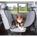 Фото - аксесуари в авто Trixie Покривало на автокрісло для собак, світло-сіре/чорне (1313)
