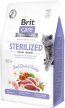 Фото - сухой корм Brit Care Cat Grain Free Sterilized Weight Control Dack & Turkey беззерновой корм для стерилизованных кошек с лишним весом УТКА и ИНДЕЙКА