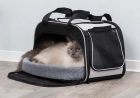Фото - переноски, сумки, рюкзаки Trixie (Тріксі) VALERY сумка переноска для собак і кішок, чорний/сірий (28901)
