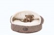 Фото - лежаки, матрасы, коврики и домики Harley & Cho COVER BROWN лежак с капюшоном для собак, коричневый