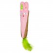 Фото - игрушки GiGwi (Гигви) Rookie Hunter КРОЛИК игрушка с шуршанием для котов, розовый