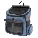 Фото - переноски, сумки, рюкзаки Camon (Камон) Рюкзак-переноска для животных с сеткой, синий