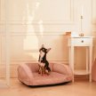 Фото - лежаки, матрасы, коврики и домики Harley & Cho SLEEPER MINI PUDRA диван для собак малых пород и кошек, пудровый