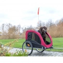 Фото - велоаксессуары Trixie Велоприцеп для перевозки собак, черный/красный