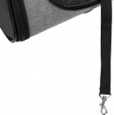 Фото - переноски, сумки, рюкзаки Trixie (Трикси) транспортная сумка-тележка для кошек и собак, черный/серый (28949)