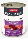 Фото - вологий корм (консерви) Animonda (Анімонда) GranCarno Adult Beef & Lamb вологий корм для собак ЯЛОВИЧИНА та ЯГНЯ