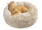 Фото - лежаки, матраси, килимки та будиночки Red Point DONUT лежак зі знімною подушкою для собак і кішок ПОНЧИК, бежевий