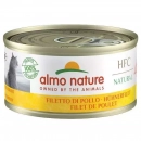 Фото - влажный корм (консервы) Almo Nature HFC NATURAL CHICKEN FILLET консервы для кошек КУРИНОЕ ФИЛЕ
