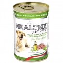 Фото - вологий корм (консерви) Healthy All Days RABBIT & PEAS вологий корм для собак КРОЛИК та ГОРОХ