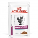 Фото - ветеринарні корми Royal Canin RENAL FISH лікувальні консерви для кішок з нирковою недостатністю
