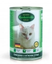 Фото - влажный корм (консервы) Baskerville (Баскервиль) ОЛЕНИНА-КУРИЦА - консервы для кошек