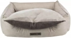 Фото - лежаки, матраси, килимки та будиночки Trixie Calito Vital Ортопедичний лежак з бортиком для котів та собак, пісок/сірий