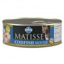 Фото - вологий корм (консерви) Farmina (Фарміна) Matisse Mousse Codfish вологий корм для кішок ТРІСКА