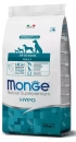 Фото - сухий корм Monge Dog Speciality Line Adult All Breeds Hypoallergenic Salmon and Tuna сухий корм для собак з чутливим травленням ЛОСОСЬ та ТУНЕЦЬ