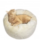 Фото - лежаки, матраси, килимки та будиночки Red Point DONUT лежак зі знімною подушкою для собак і кішок ПОНЧИК, персиковий