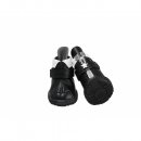 Фото - обувь Ruispet ботинки для собак малых пород, демисезонные с флисовой подкладкой, чёрный