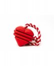 Фото - игрушки SodaPup (Сода Пап) Heart on a String Ultra Durable Reward Ball игрушка для собак СЕРДЦЕ НА ВЕРЕВКЕ, красный